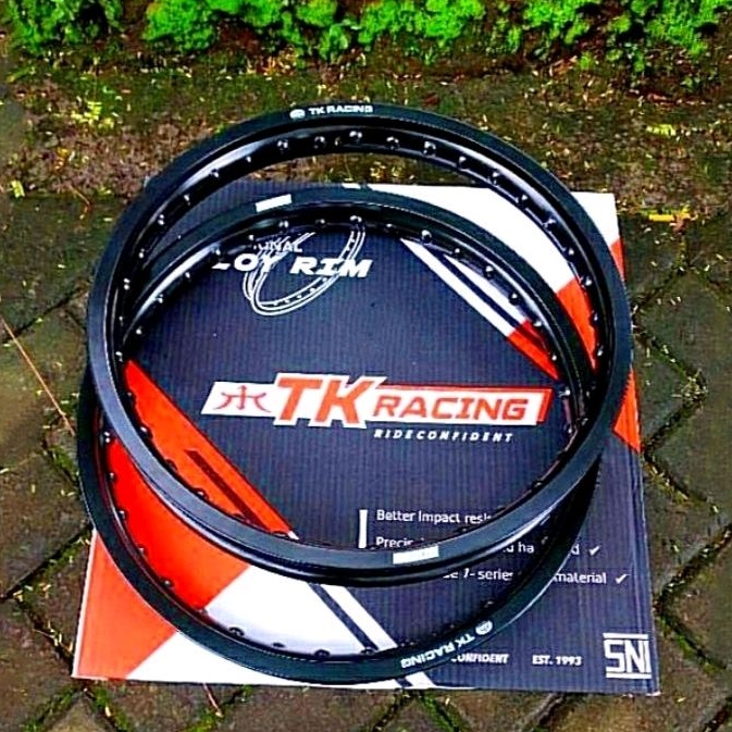 Velg TK Japan racing black hitam R17 ring 17 takasago excel