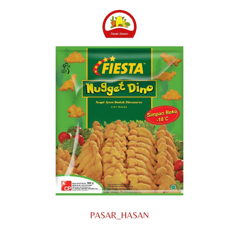 

500gr Nugget Bentuk Dino Fiesta | Frozen Food | Pasar Hasan