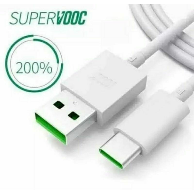 ORIGINAL 100% KABEL DATA KABEL CHARGER OPPO VOOC 4A USB TYPE C OPPO RENO 1 RENO 2 RENO 3 RENO 4 RENO