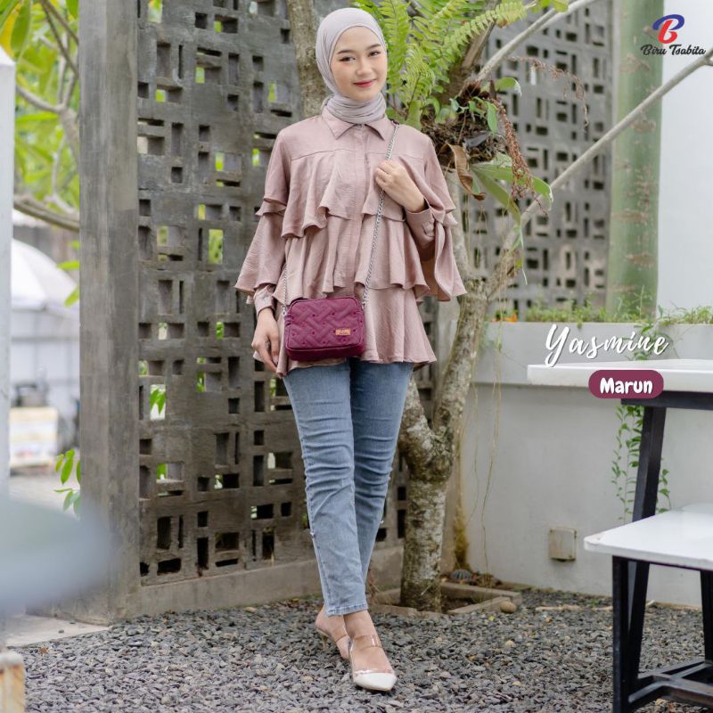 TAS YASMINE BY BIRU TSABITA BORDIR CHOCOLY