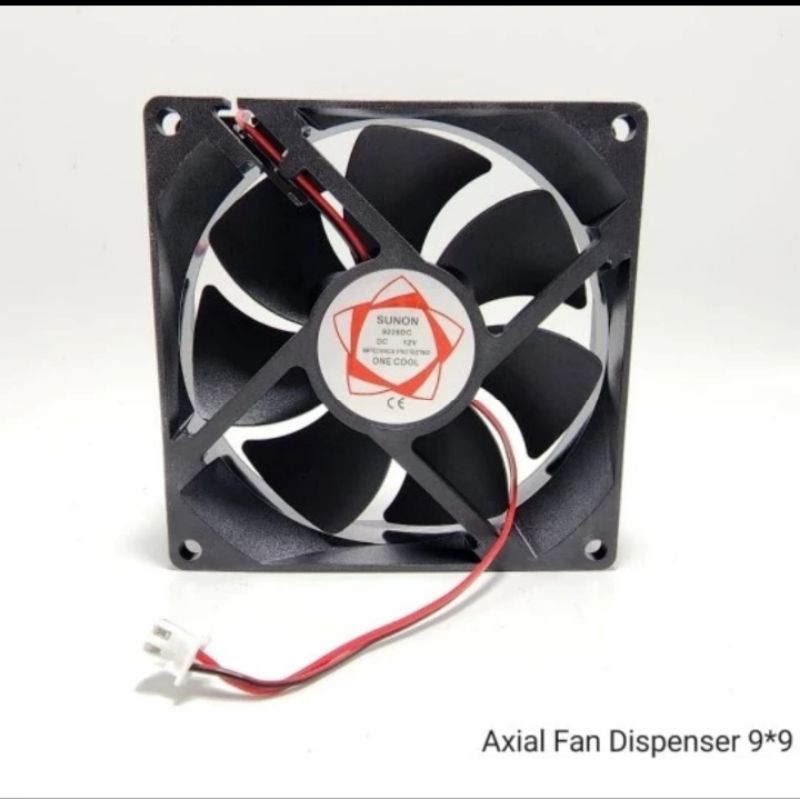 axial fan dispenser 9x9 dc 12v sunon onecool