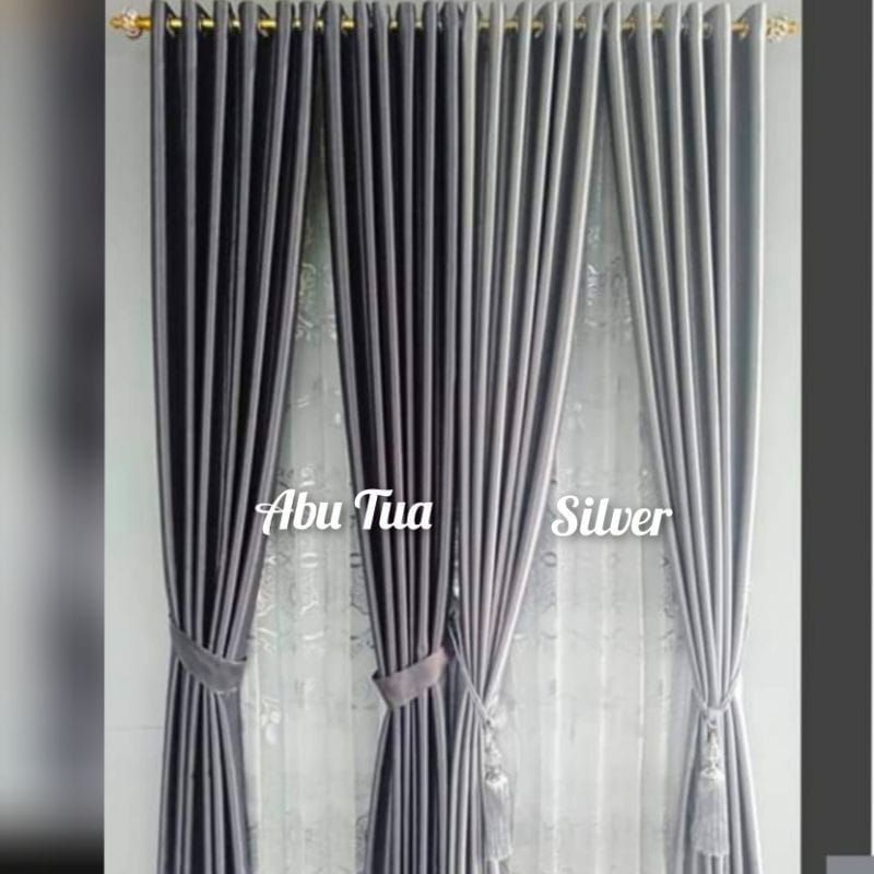 N5 Gorden pintu mewah bagus  gorden jendela rumah tirai horden tebal dekorasi rumah