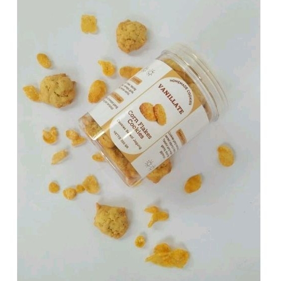 

CORN FLAKES COOKIES | KUE KERING SEREAL JAGUNG