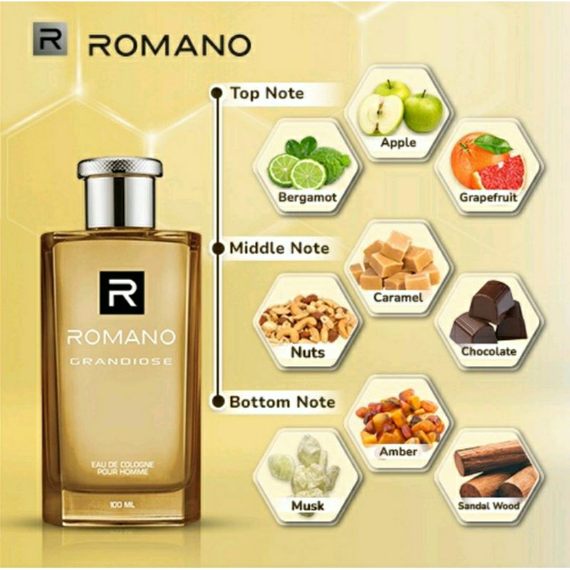 Romano Eau De Toilette Pour Homme 100ml | Parfum Taham Lama