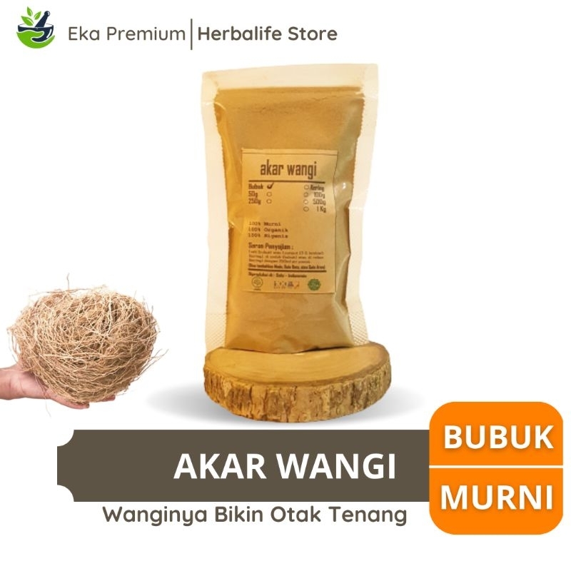 

AKAR WANGI BUBUK Narwastu Kering Asli Murni Organik Ramuan Rempah Herbal Rumput Minuman Tradisional Pengharum Ruangan