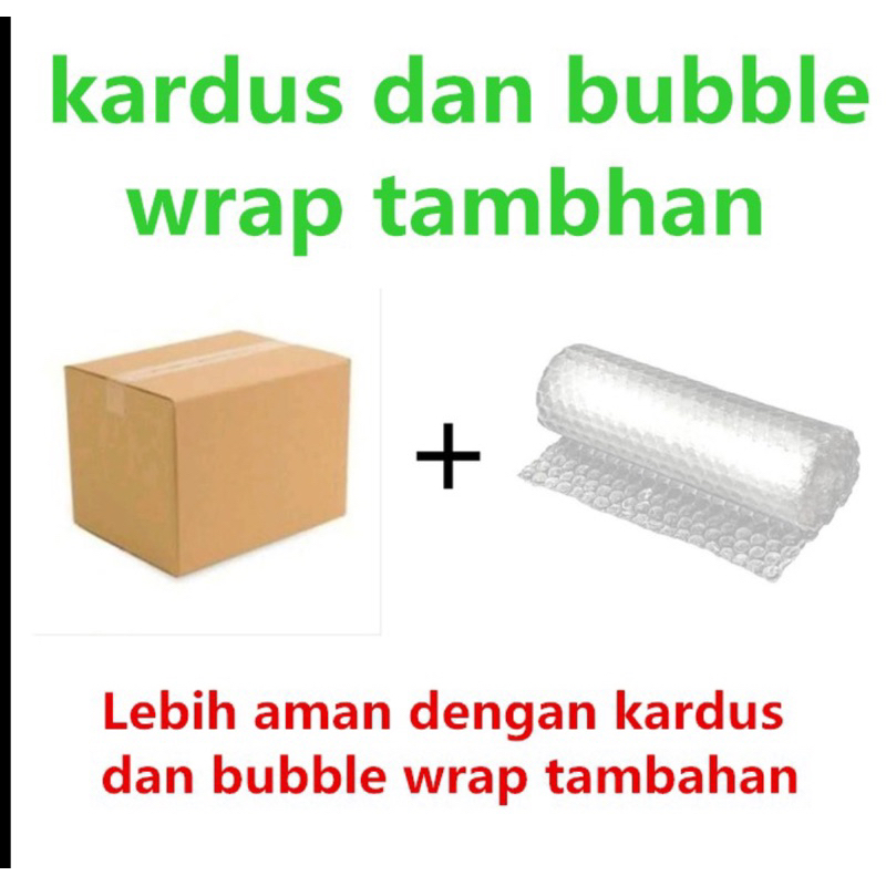 

Extra Packaging Kardus dan Bubble Warp