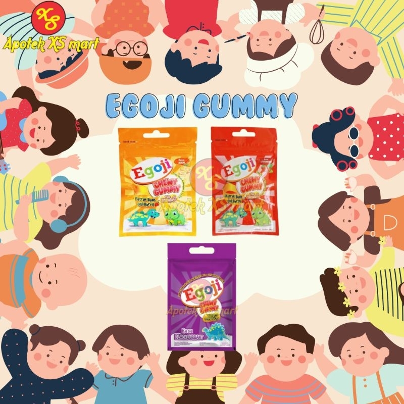 EGOJI CHEWY GUMMY - VITAMIN GUMMY / JELLY ANAK