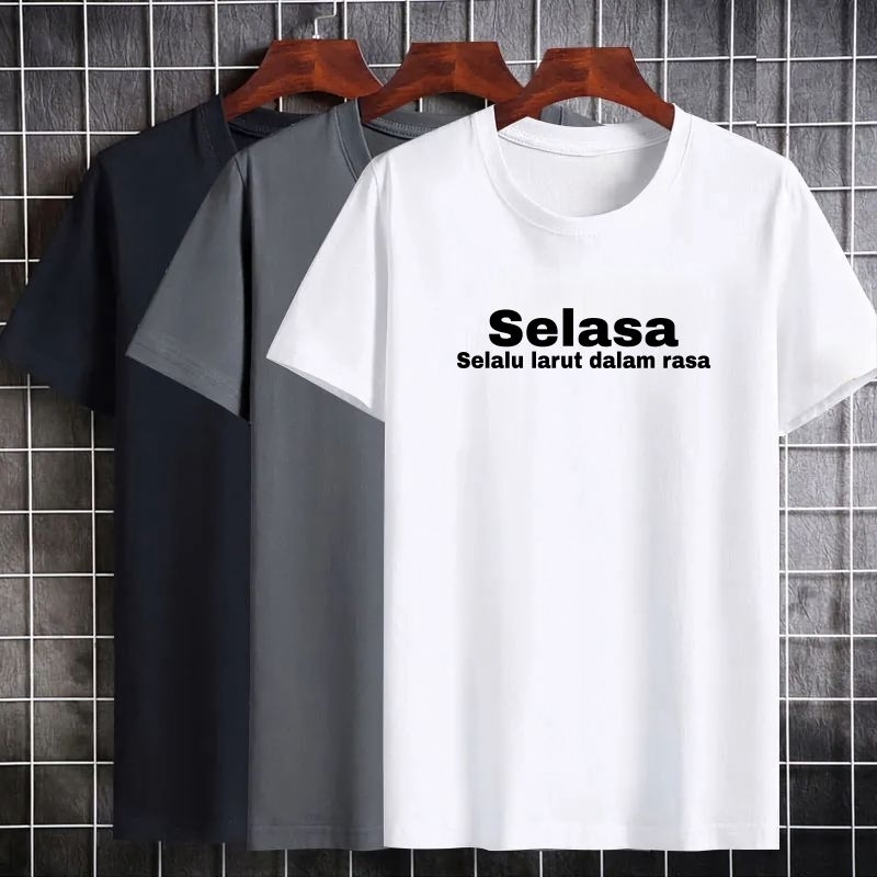 Kaos Pria Baju Oblong Dewasa Lengan Pendek Cowok Cewek Pakaian Atasan Dewasa Unisex Selasa Tshirt Distro