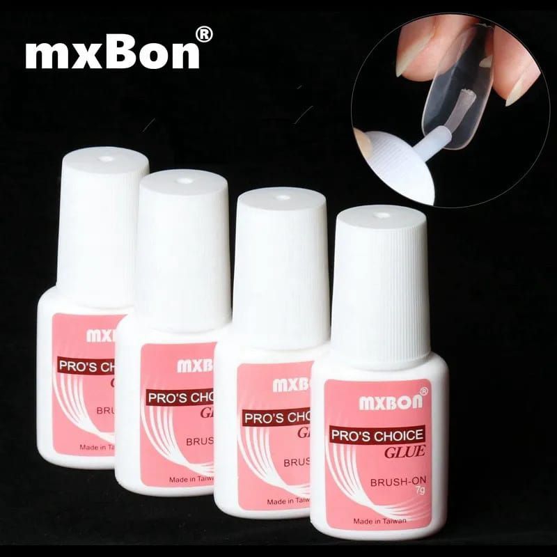 MXBON Profesional Nail Glue Lem Kuku Palsu dengan Kuas