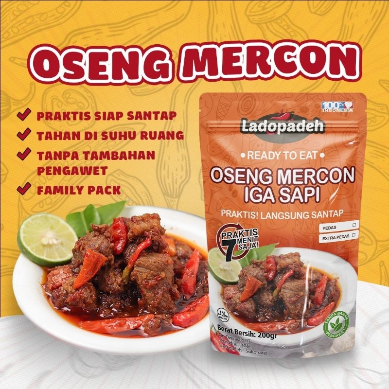 

OSENG MERCON IGA SAPI | FAMILY PACK - LADOPADEH