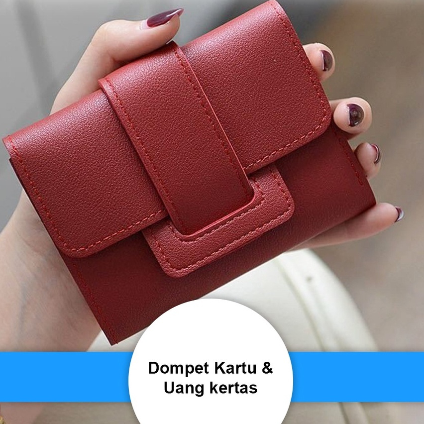 Dompet Wanita KEREN 6018 Tanpa Tali / dompet import murah real pic C5 C