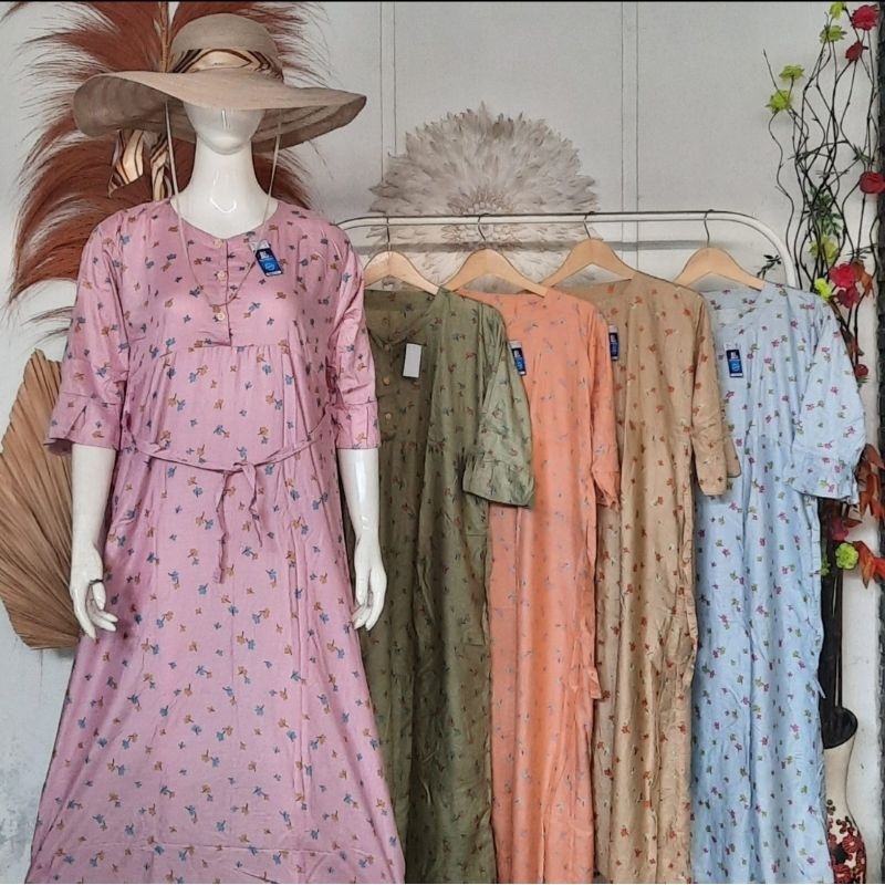 gamis rayon, Maura premium, daster muslimah premium