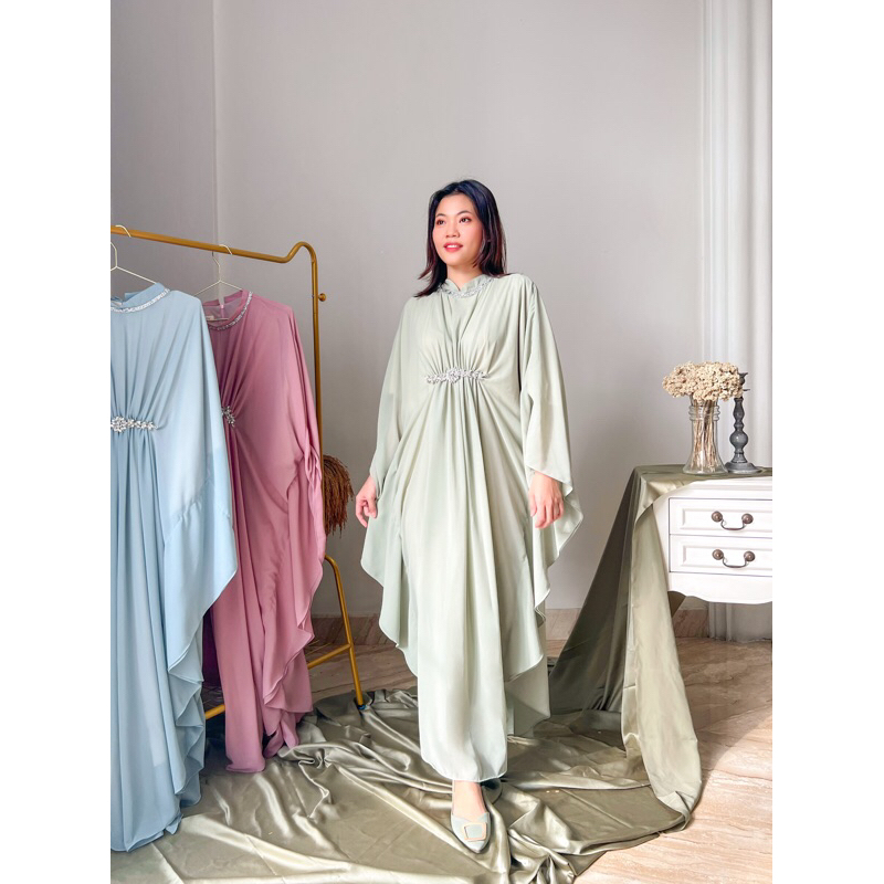 Yarazia - Soraya Kaftan Premium Dress Sage Muslim