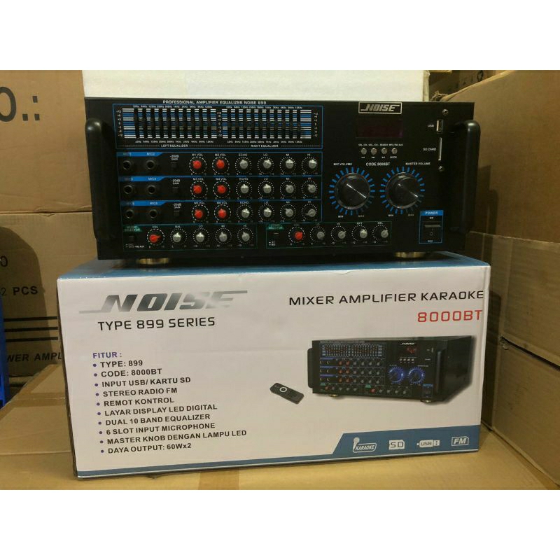 Mixing amplifier karoeke Noise 8000bt 8000bt usb bluetooth