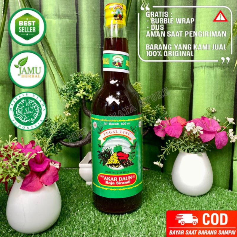 

JAMU AKAR DAUN MANIS 600ML RASA MANIS