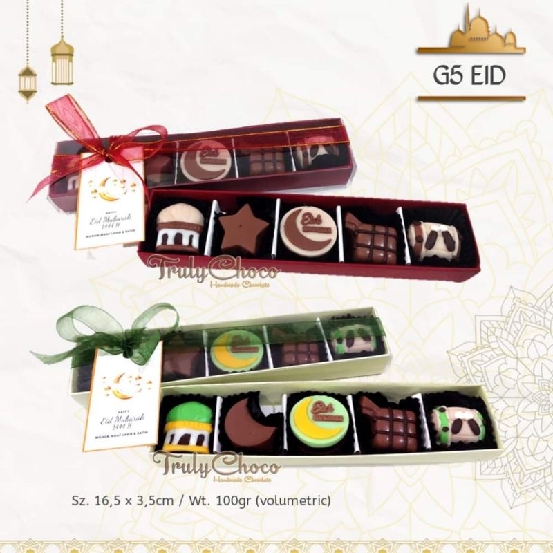 

Hampers Lebaran idul fitri 2024 coklat trulychoco G5 dan G5A
