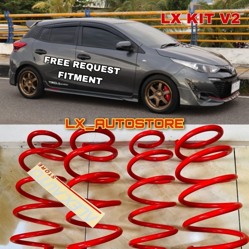 LOWERING KIT YARIS JOKER LELE BAKPAO LX KIT V2