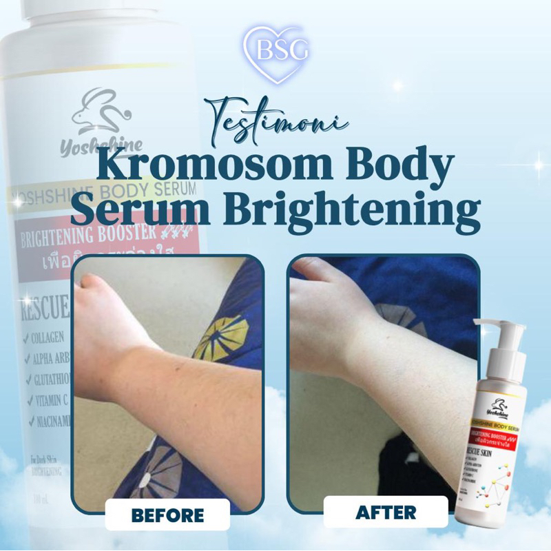 Yoshshine body serum Brightening booster