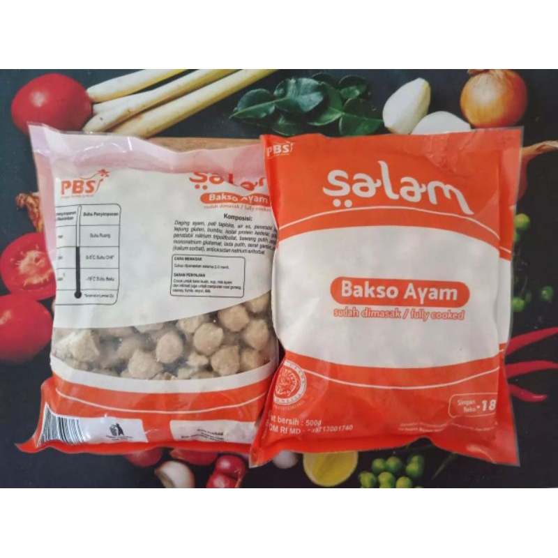 

SALAM BAKSO AYAM 500gr isi 40