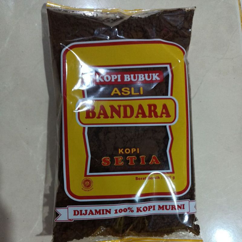 

Kopi Bubuk Asli Bandara 200gram