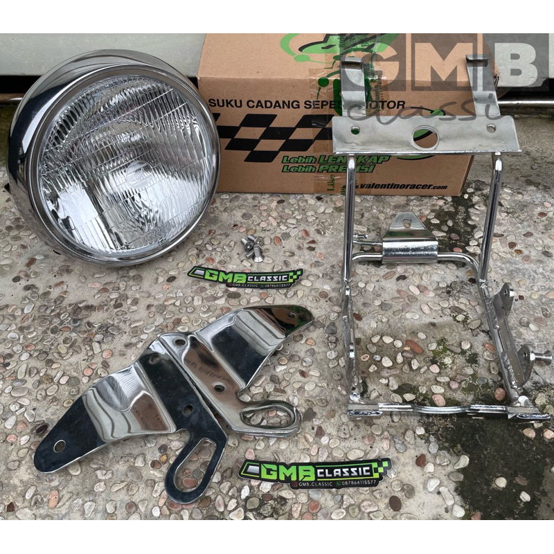 lampu ninja ss set bracket kupingan ninja ss import