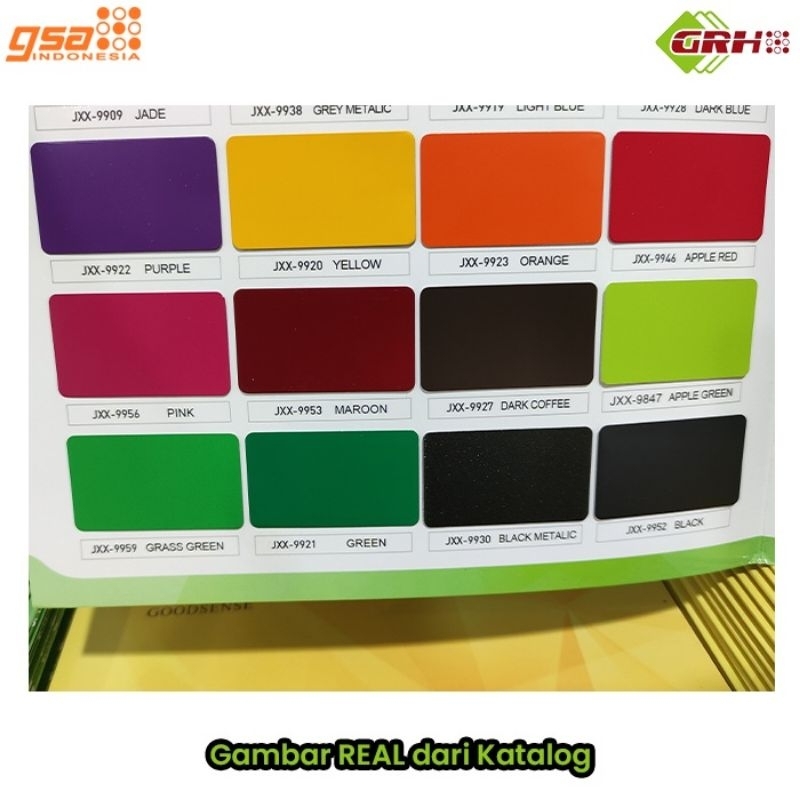 ACP Aluminium Composite Panel 3mm 1 sisi Warna Doff