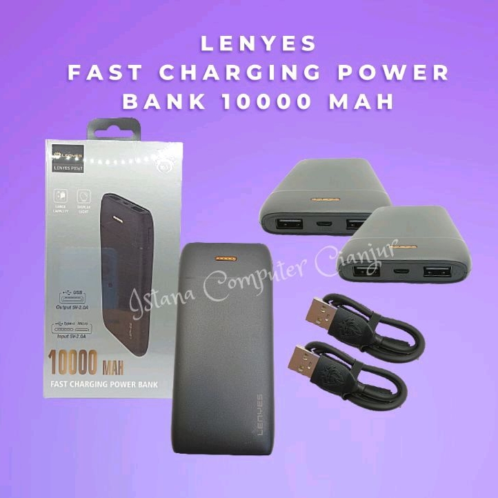 Lenyes Fast Charging Power Bank 10000 MAH
