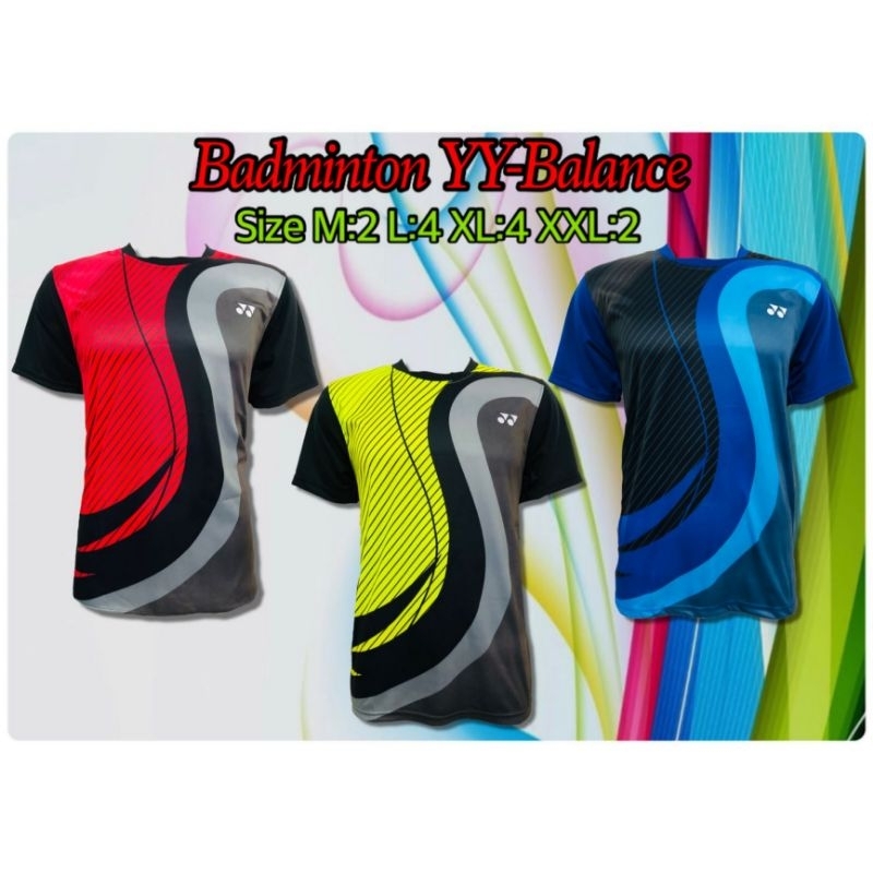 Baju Badminton Yonex Balance - Kaos Badminton Yonex - Jersey Badminton Yonex - Baju Bulutangkis