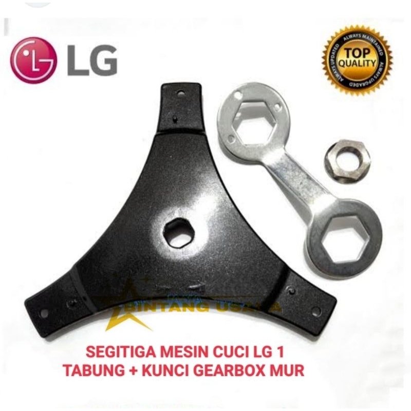 [ 1 PAKET ] Kaki Segitiga Turbo Drum Mesin Cuci LG Top Loading / 1 Tabung