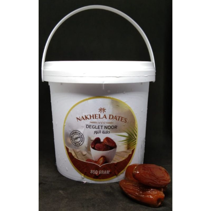 

Kurma Degletnoor Non Tangkai 850gr kemasan ember