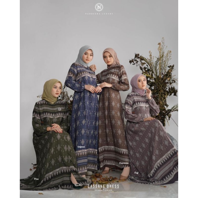 Cassava Dress Nadheera Special Price Gamis Nadheera Promo