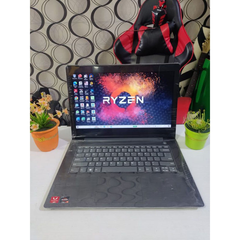 Laptop Lenovo Ideapad V330 Ram 8Gb Ssd+HDD Vga Radeon AMD Ryzen 3 Windows 10 Siap Pakai Fitur Lengka