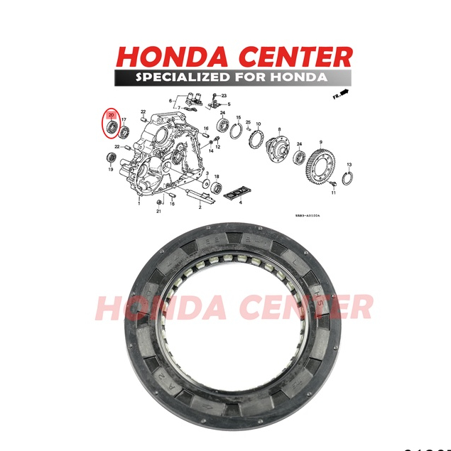 Oil seal sil input shaft as kopling converter matik honda civic nouva nova lx grand genio estilo ferio vti vtis city old z crv old gen1 stream 1700cc 1988 1989 1990 1991 1992 1993 1994 1995 1996 1997 1998 1999 2000 2001 2002 2003 2004 2005 2006