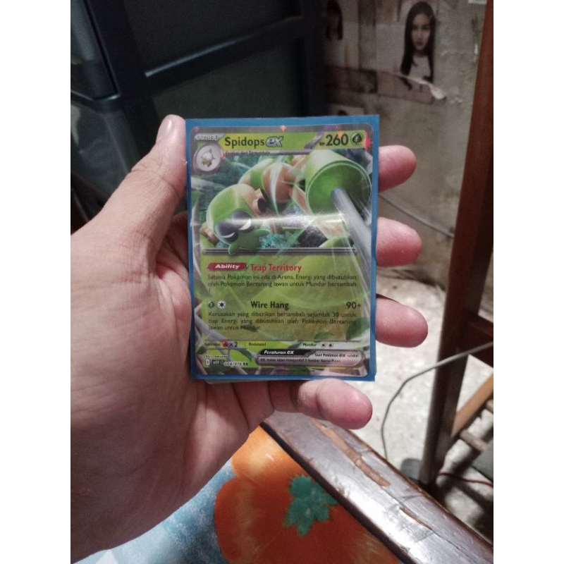kartu pokemon bahasa Indonesia Scarlet Violet spidops ex