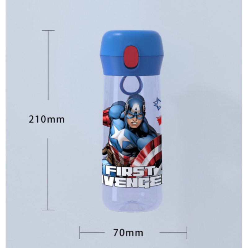 Botol Minum Teguk Spiderman Captain Super Hero Tritan BPA Free / Botol Minum Teguk Anak