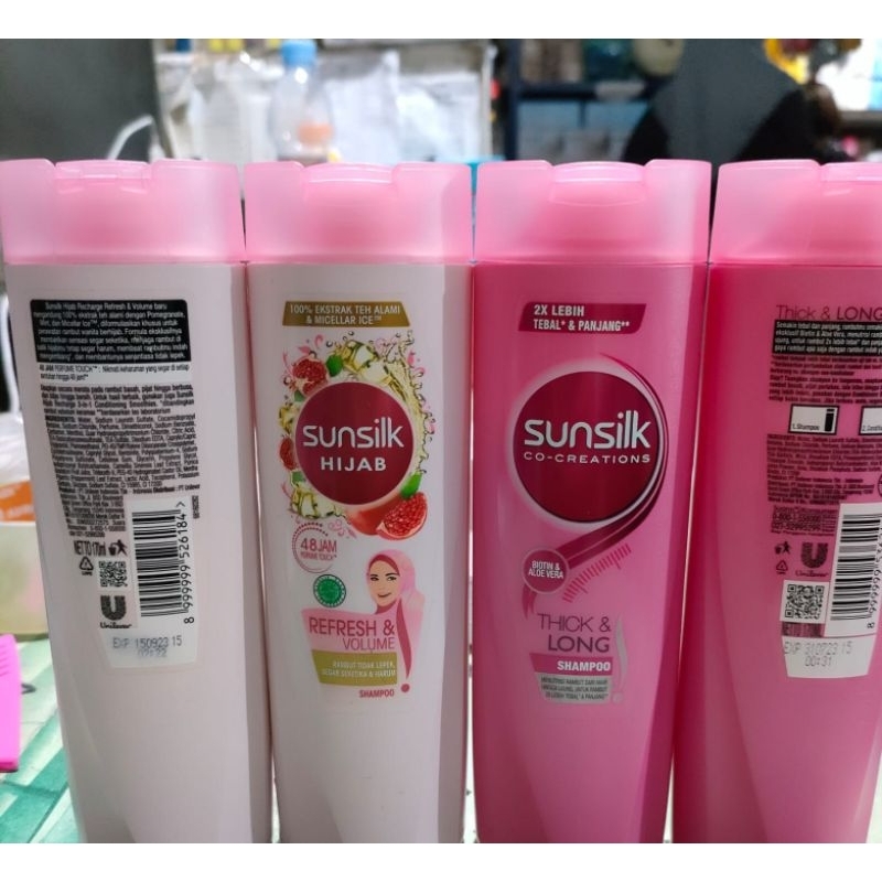 sunsilk hijab refresh & anti dandruff shampoo 170ml pink