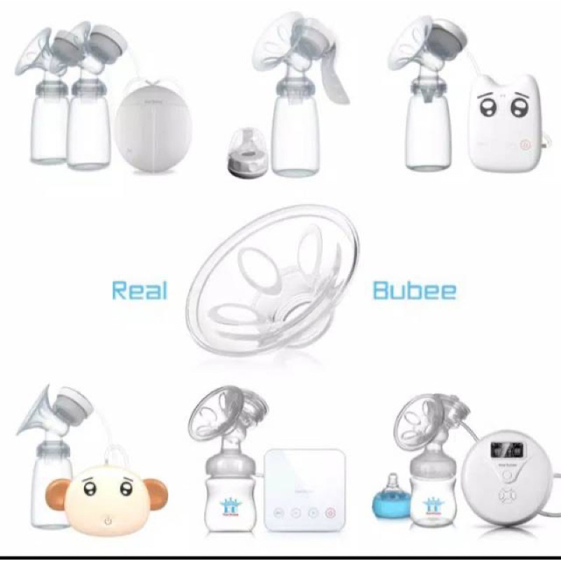 Real Bubee Silicone Messager Silikon Corong Bantalan Silikon Pompa Asi