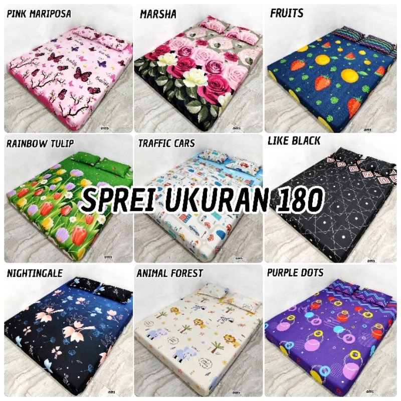 SPREI KATUN UKURAN 180 KING