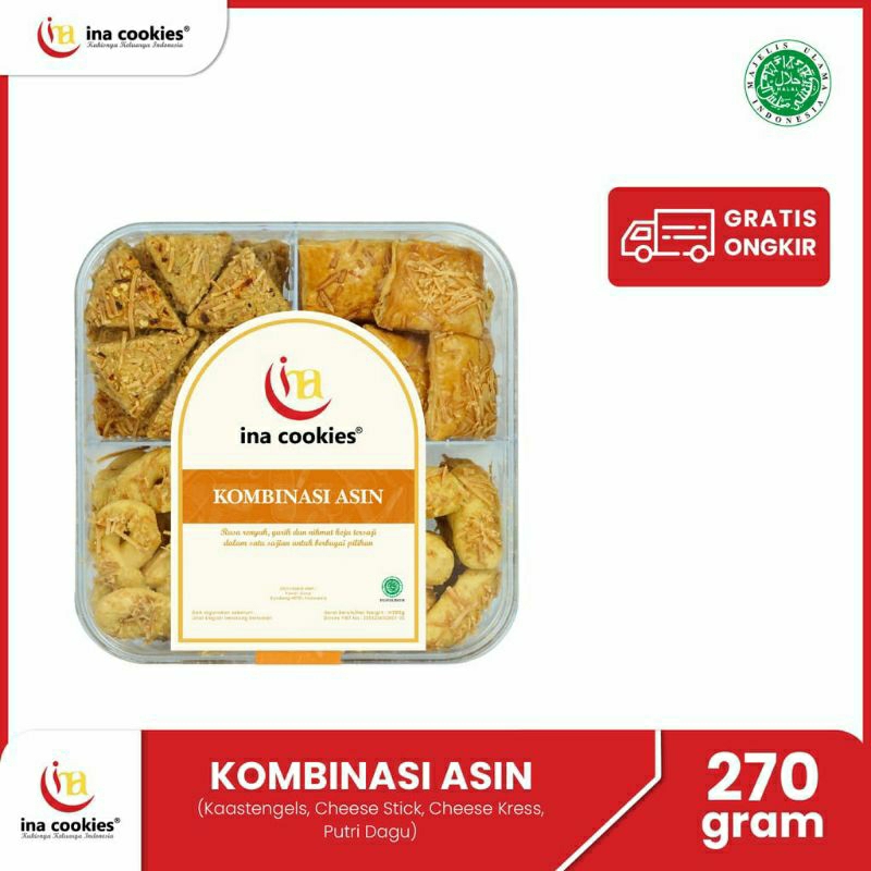 

Inacookies kue kering premium kombinasi asin