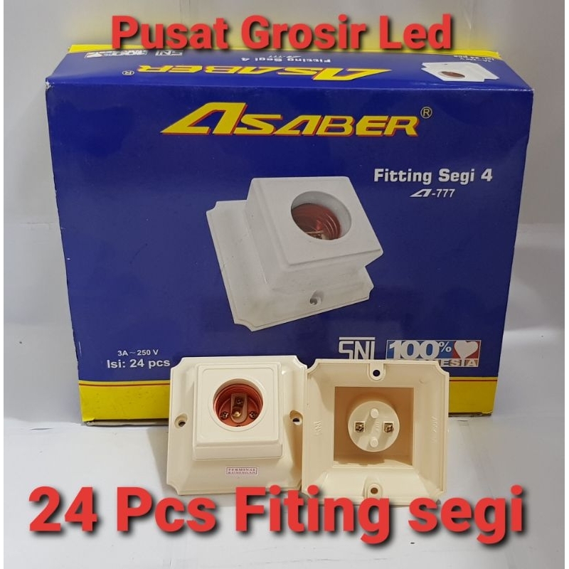 Paket Hemat 24 pcs ( 1 Box ) Fitting Segi Asaber