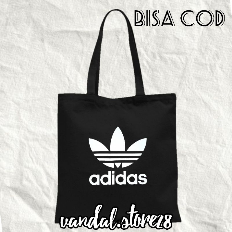 TOTEBAG KANVAS ADIDAS /TOTEBAG /TOTEBAG WANITA /TOTE BAG TAS SEKOLAH KULIAH TERMURAH