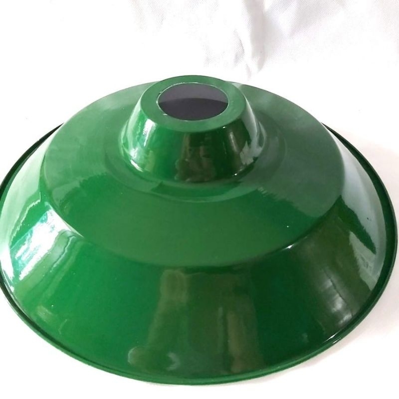 GROSIR PAKET 10 PCS Kap Ijo Gantung WD E27 / Kap Hijau Kap Hitam / Kap Lampu Jalan Outdoor 27-30cm P