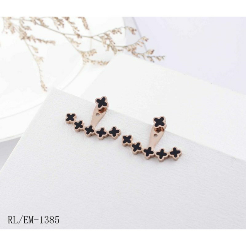 Anting new fashion korea titanium anti karat