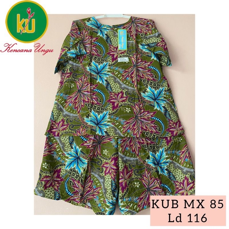 STELLAN BABYDOLL KENCANA UNGU LABEL BIRU. KUB MAXI 85