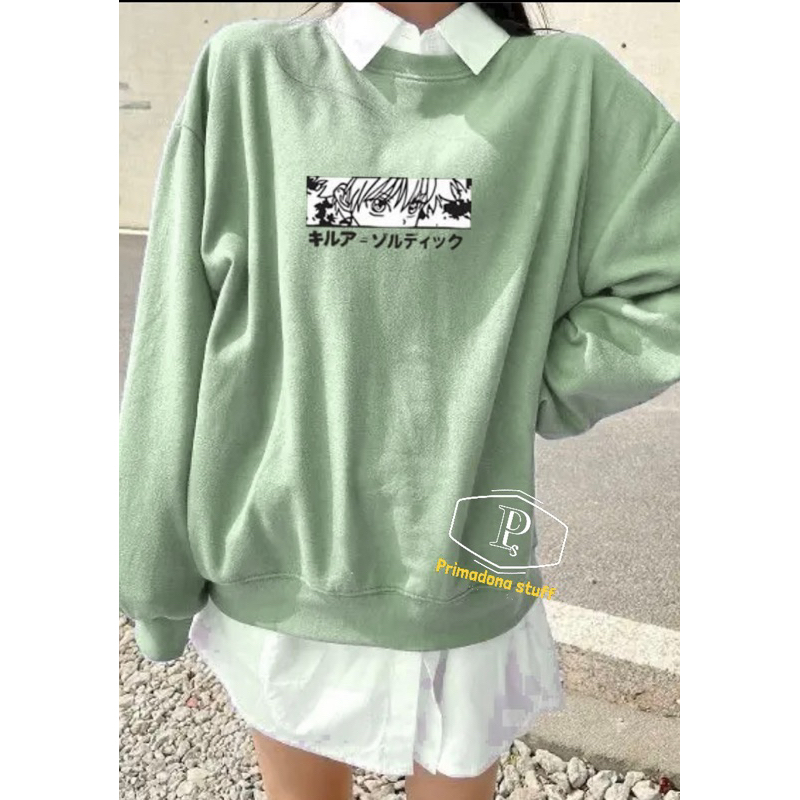 Crewneck Wanita Terbaru ANIME Atasan Wanita&amp; Pria Remaja Dewasa L XL XXL  Sweater