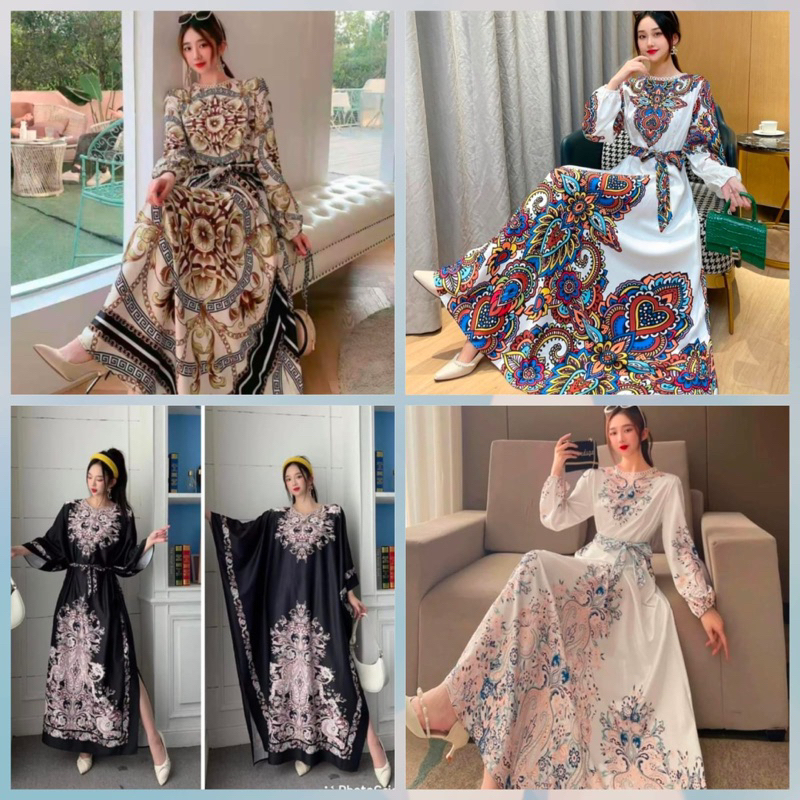 gamis import bangkok / maxi dress wanita
