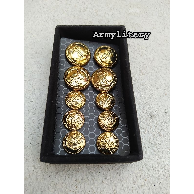 KANCING PDU LOGAM TNI AL