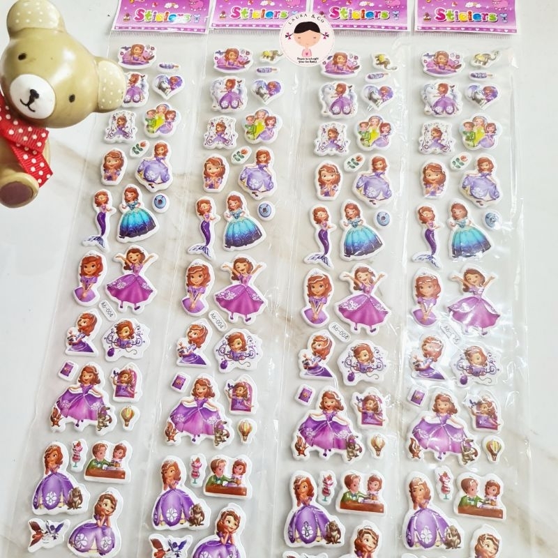 Stiker Set BTS BT21 Timbul 40pc Kpop Sticker