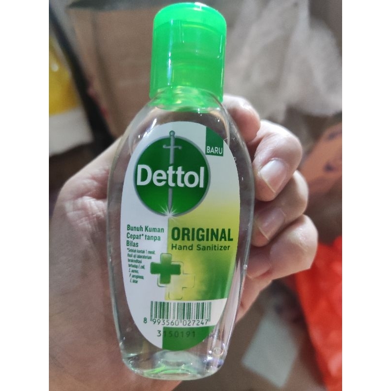 dettol hand sanitizer original 200ml 50ml  gel