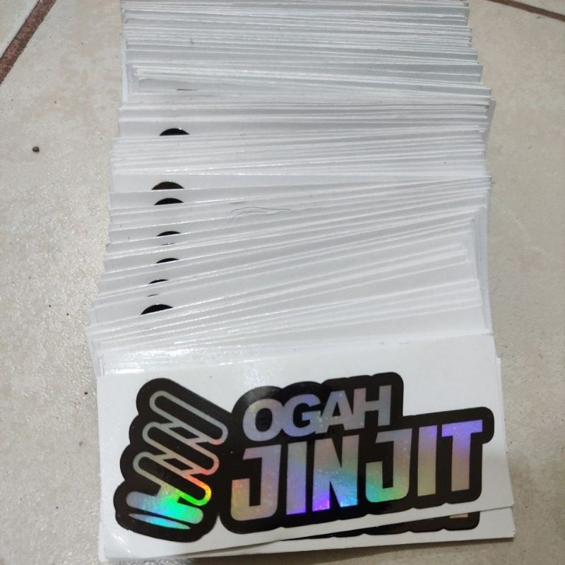 stiker ogah jinjit